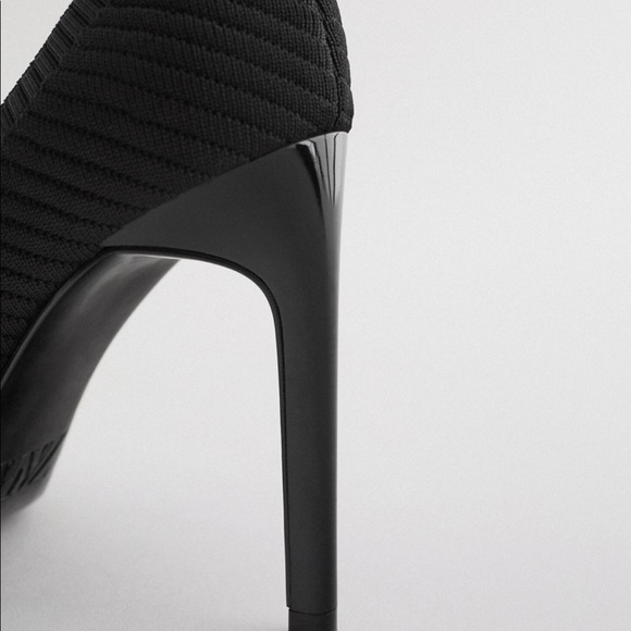 Zara black heeled shoes - Picture 3 of 6